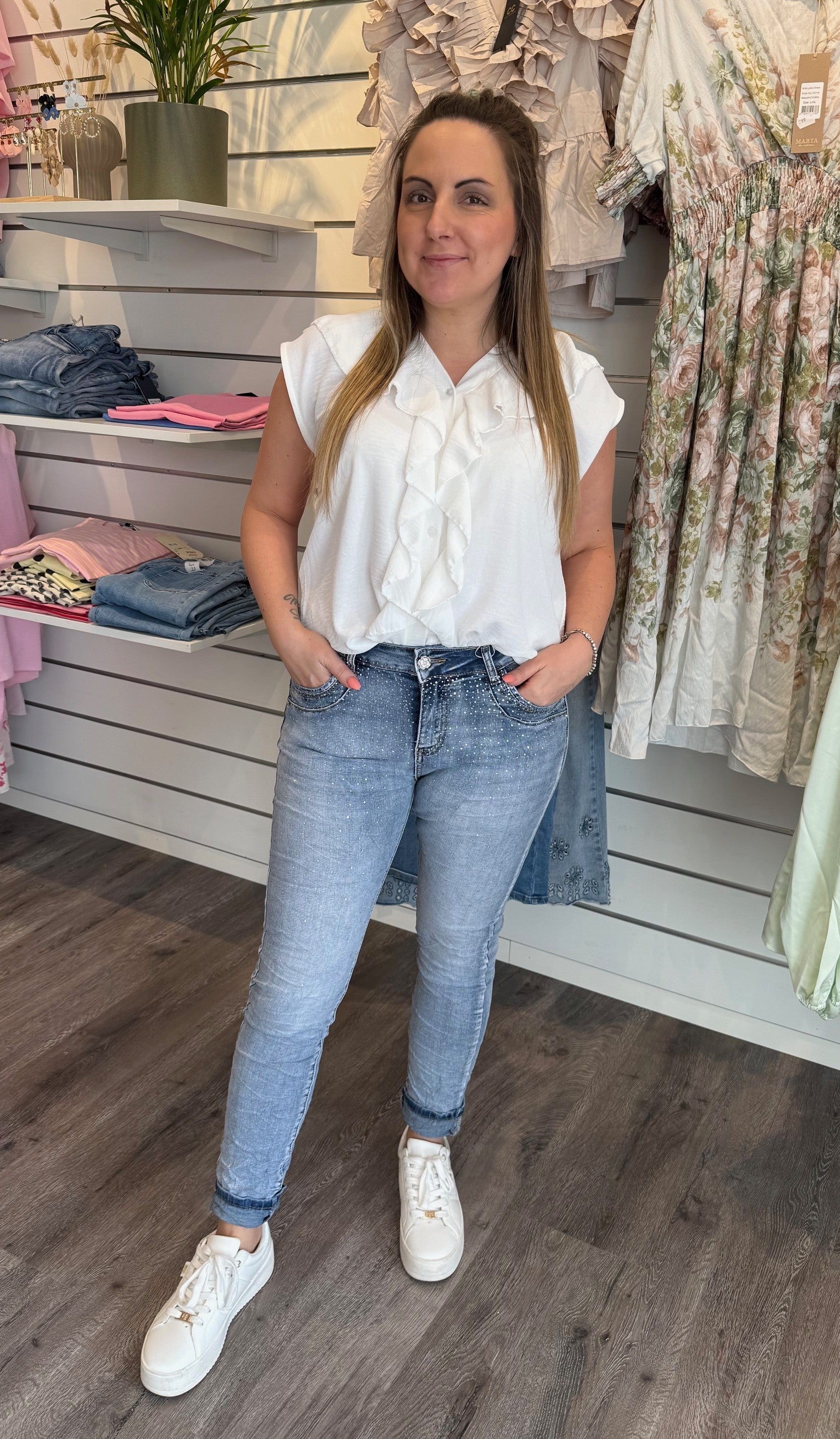 Marta jeans ljus denim MDC2606