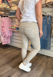 Marta jeans beige MDC2565
