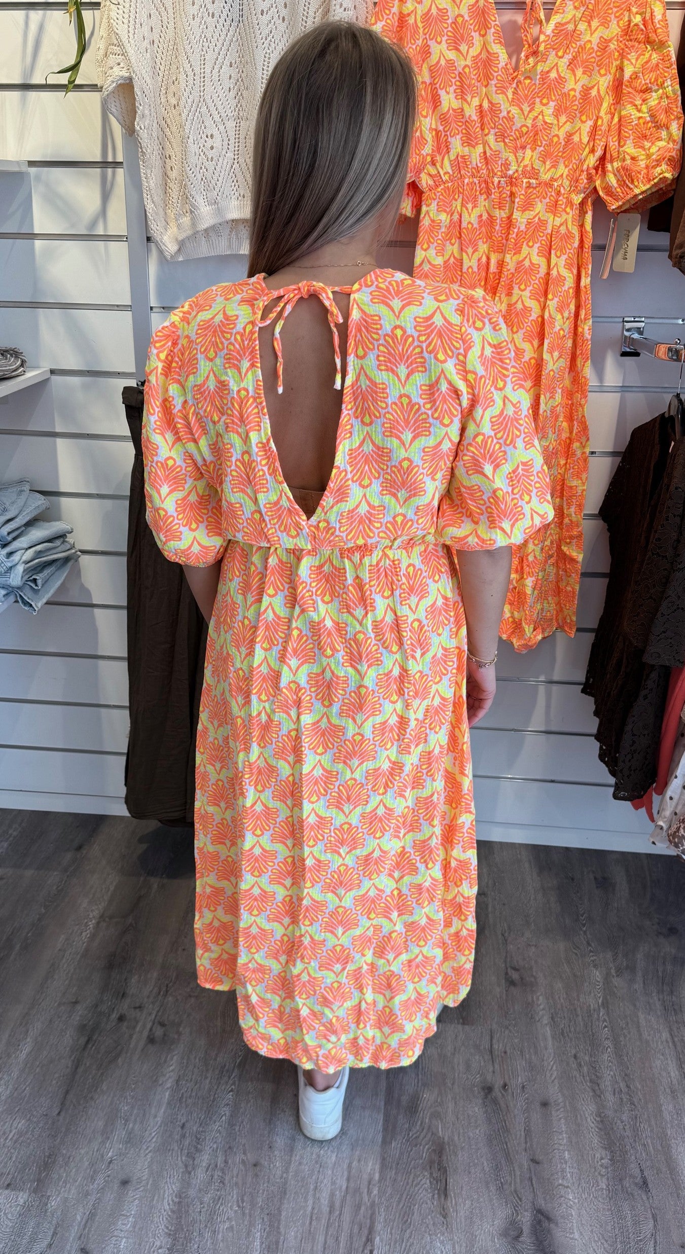 Estelle Summer dress Orange/Gul
