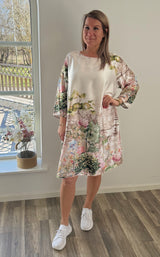 Fabiana Klänning Beige