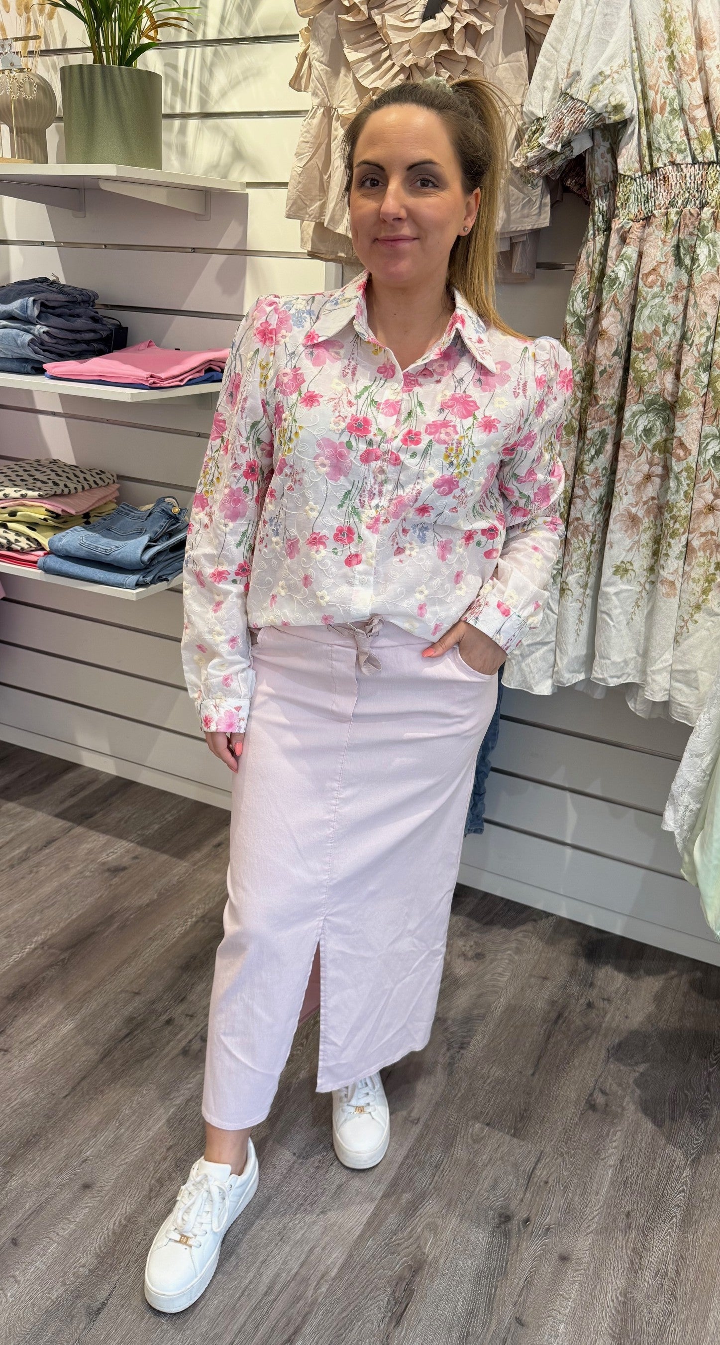 Felice blommig blus