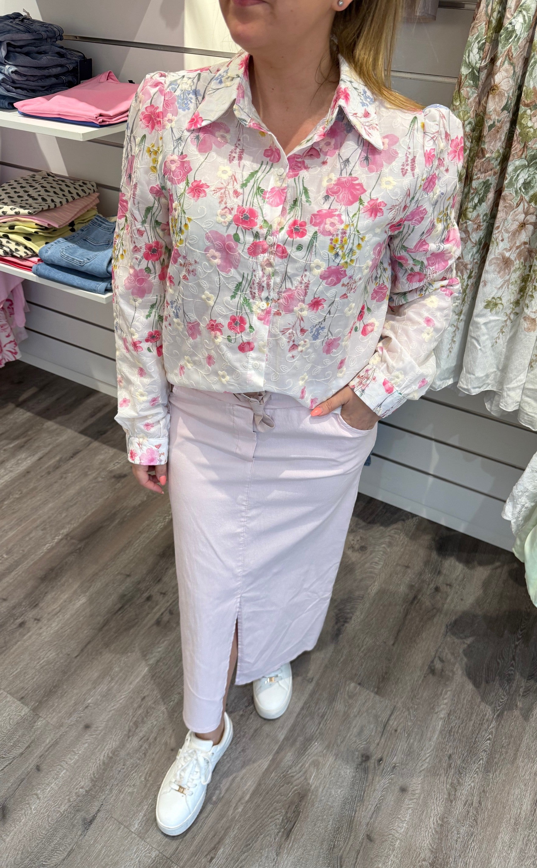 Felice blommig blus
