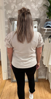 Fideli- Spetstopp - Beige- Nyhet