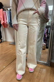 Filippa - Jeans Vida - Beige - Brodyr