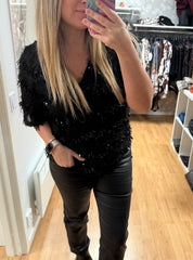 BCFitz - Topp  - Glitter - Svart - Nyhet