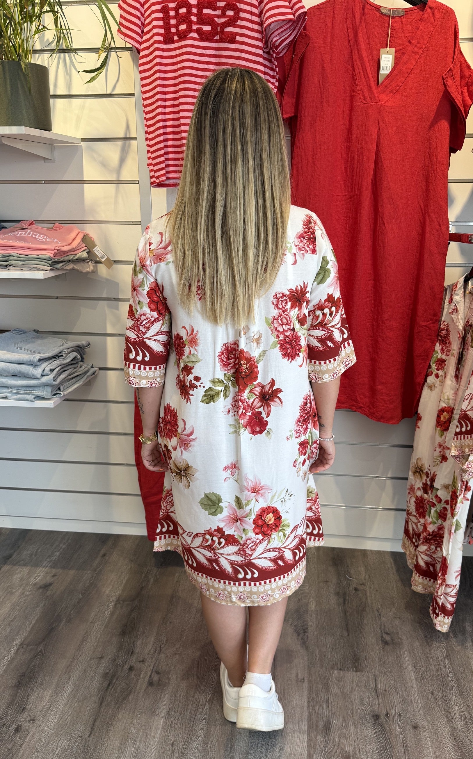 Florielle Klänning Röd