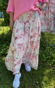 Princess- Kjol - Flower - Ljusrosa