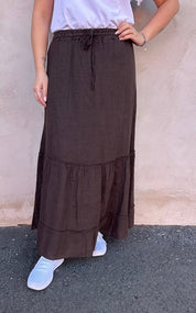 Fontanelle - Linnekjol  - Choco - Nyhet