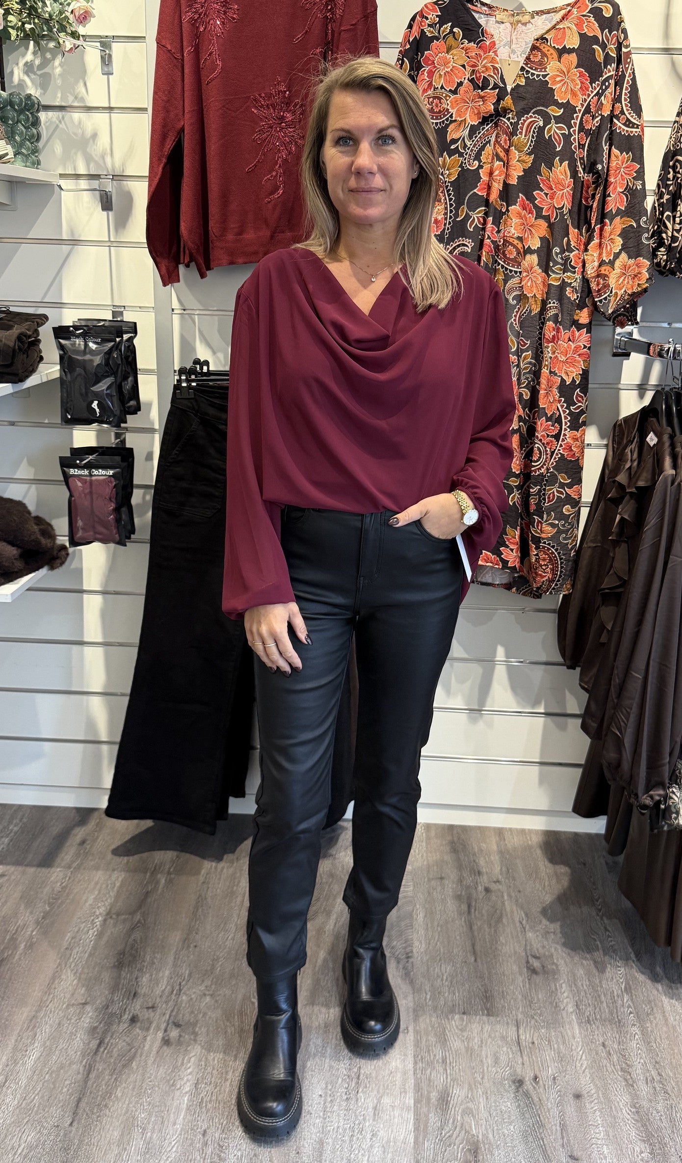 Frida Blus Wine