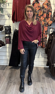 Frida Blus Wine