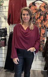 Frida Blus Wine
