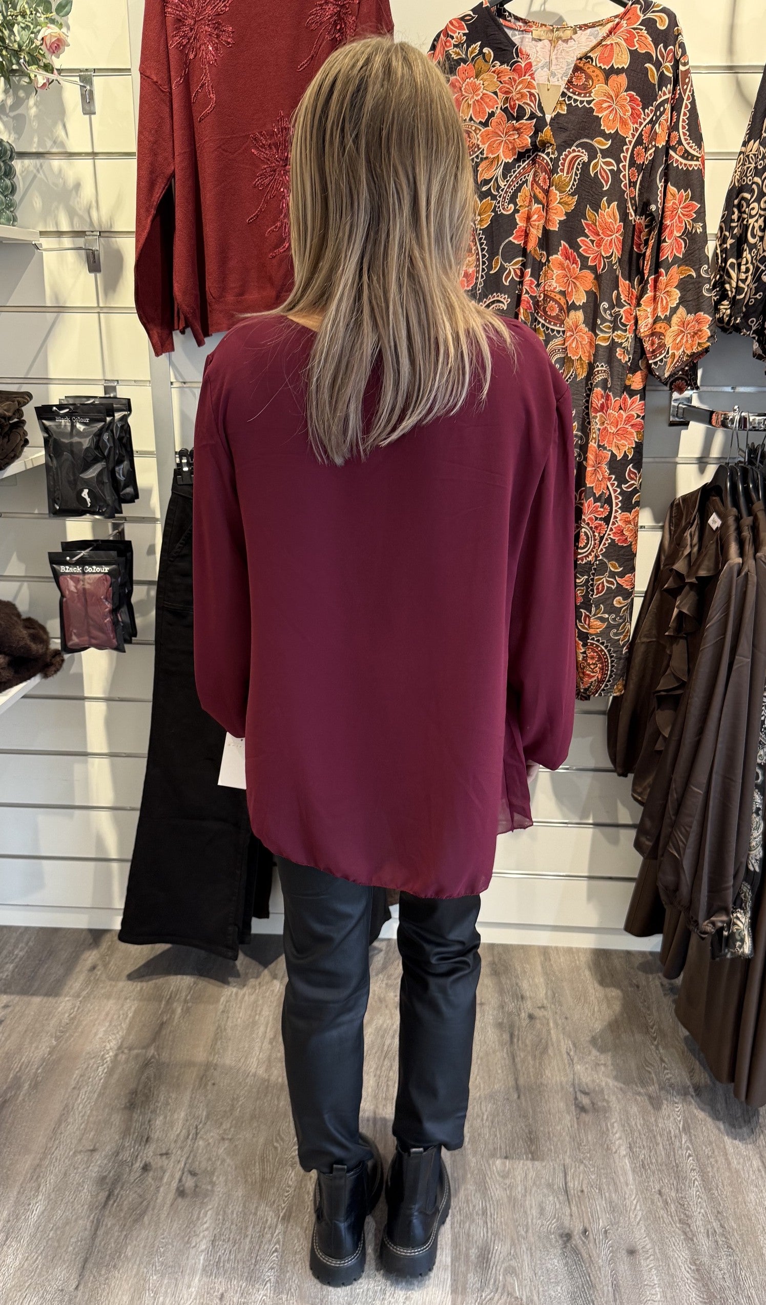 Frida Blus Wine