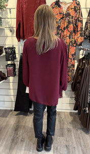 Frida Blus Wine