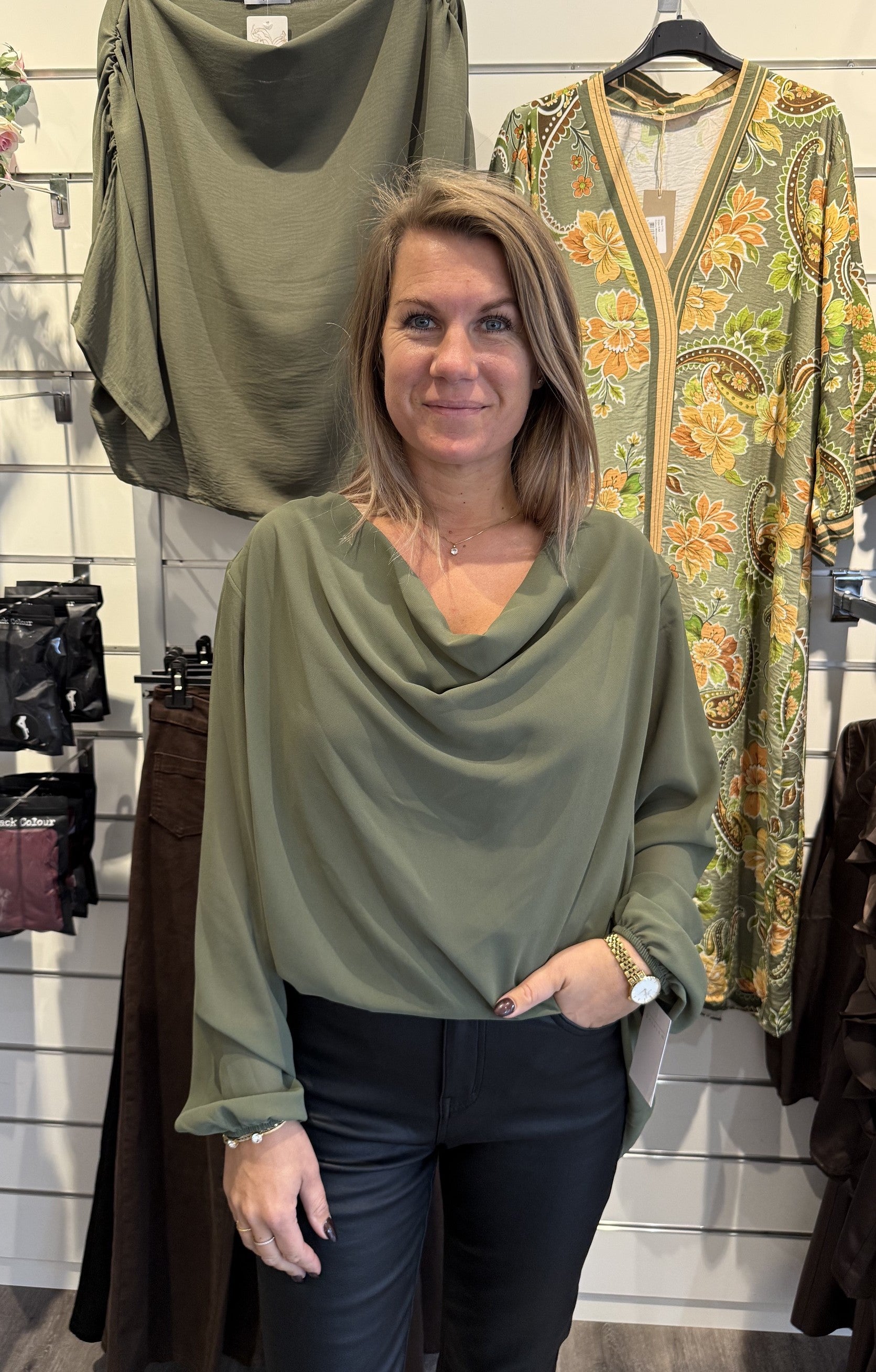 Frida Blus Khaki