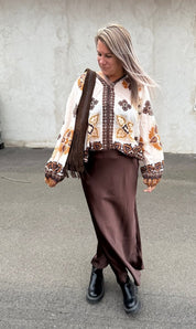 Gewo - Satinkjol - Choco - Nyhet