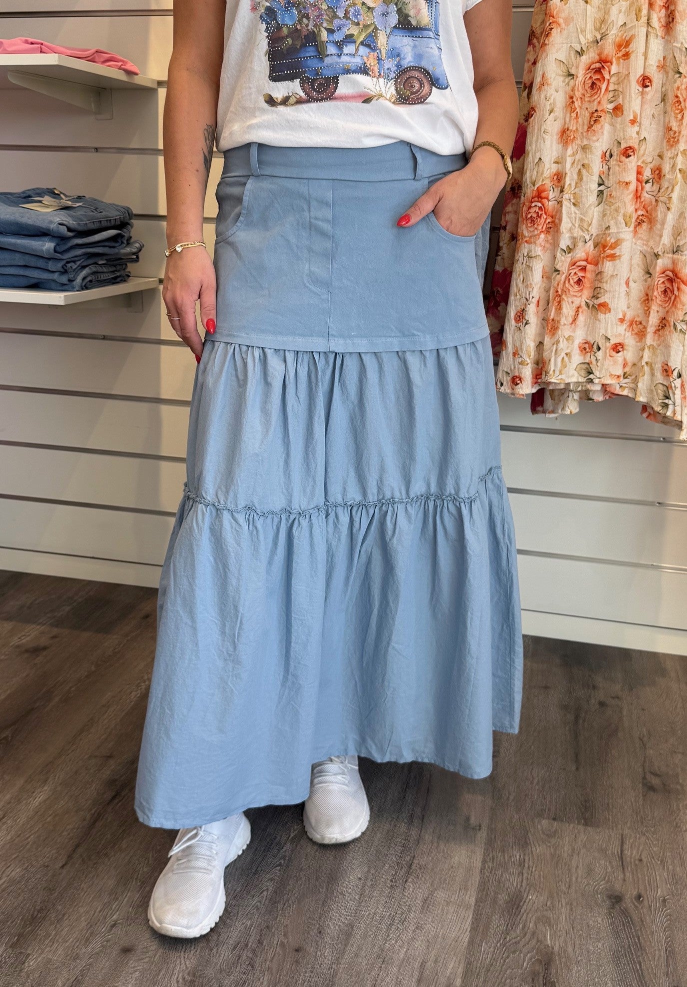 Gianna Kjol Jeansblå