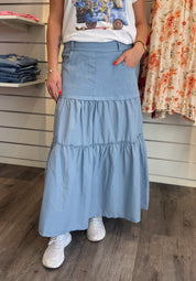 Gianna Kjol Jeansblå