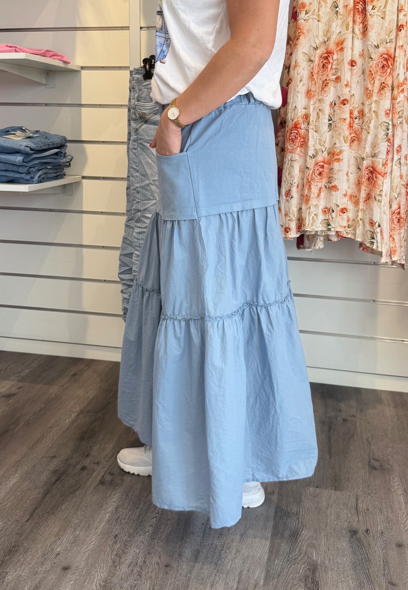 Gianna Kjol Jeansblå