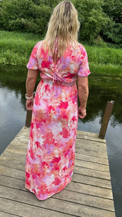 Gija - Klänning - Mönster - Multi Rosa