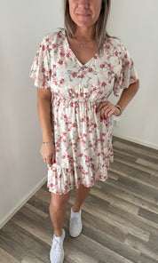 Gina - Klänning  Gisla Flower Cream