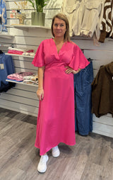 Gisela - Klänning - Cerise - Nyhet