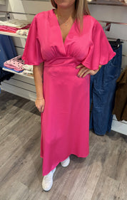 Gisela - Klänning - Cerise - Nyhet