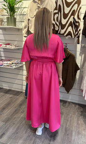 Gisela - Klänning - Cerise - Nyhet