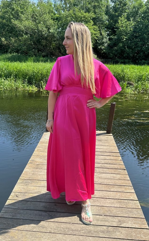 Gisela - Klänning - Cerise - Nyhet