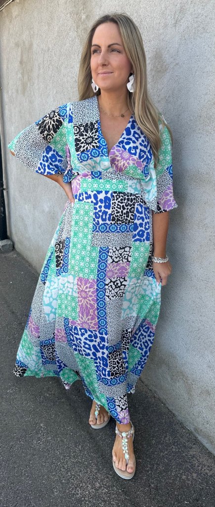 Gisela - Klänning - Mönster - Multi - Nyhet