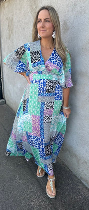 Gisela - Klänning - Mönster - Multi - Nyhet