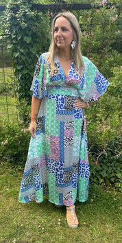 Gisela - Klänning - Mönster - Multi - Nyhet