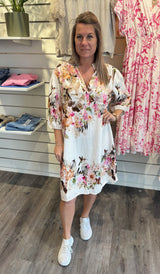 Goldie Klänning Beige