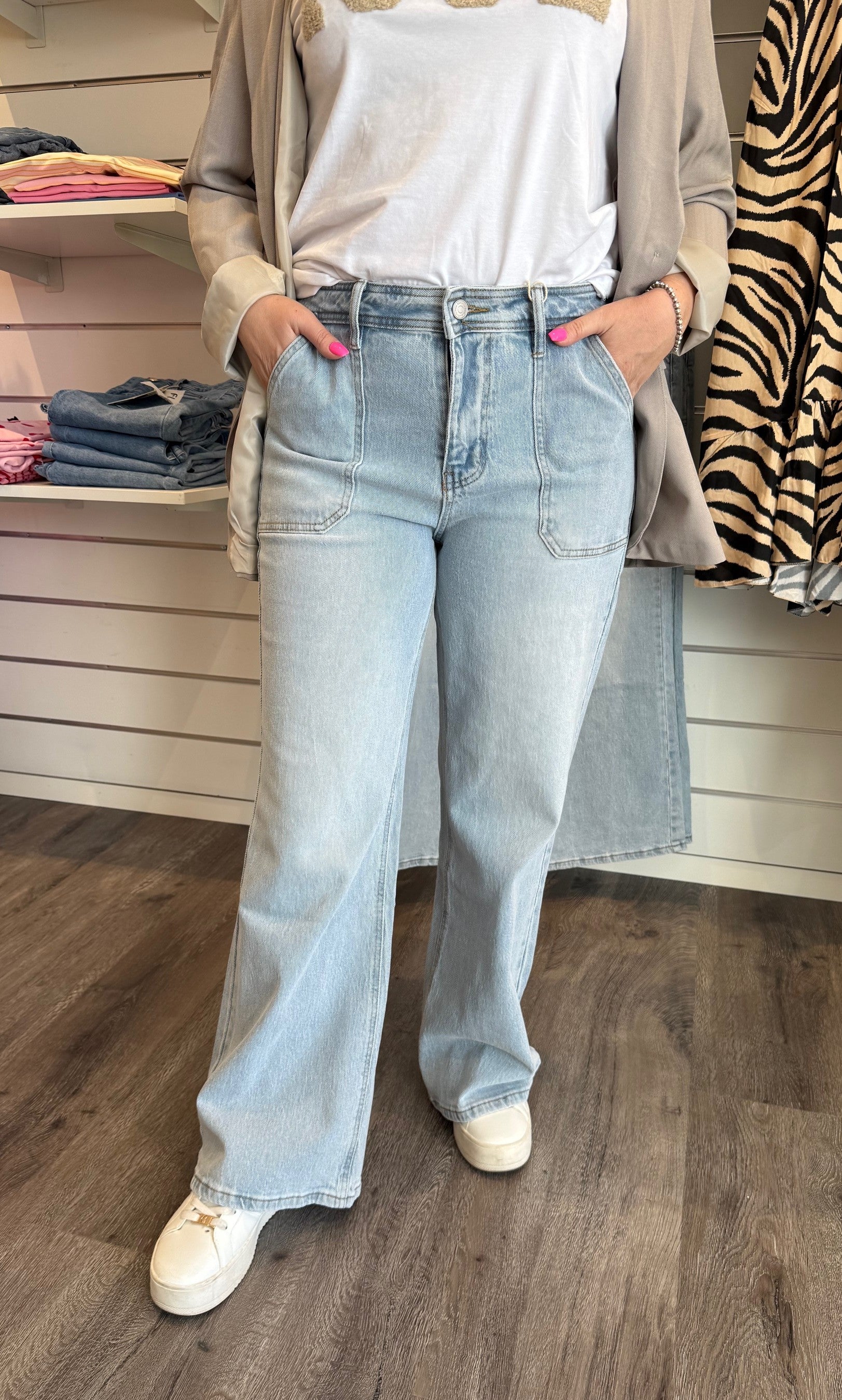 Fatima Jeans vida ben Ljustvätt