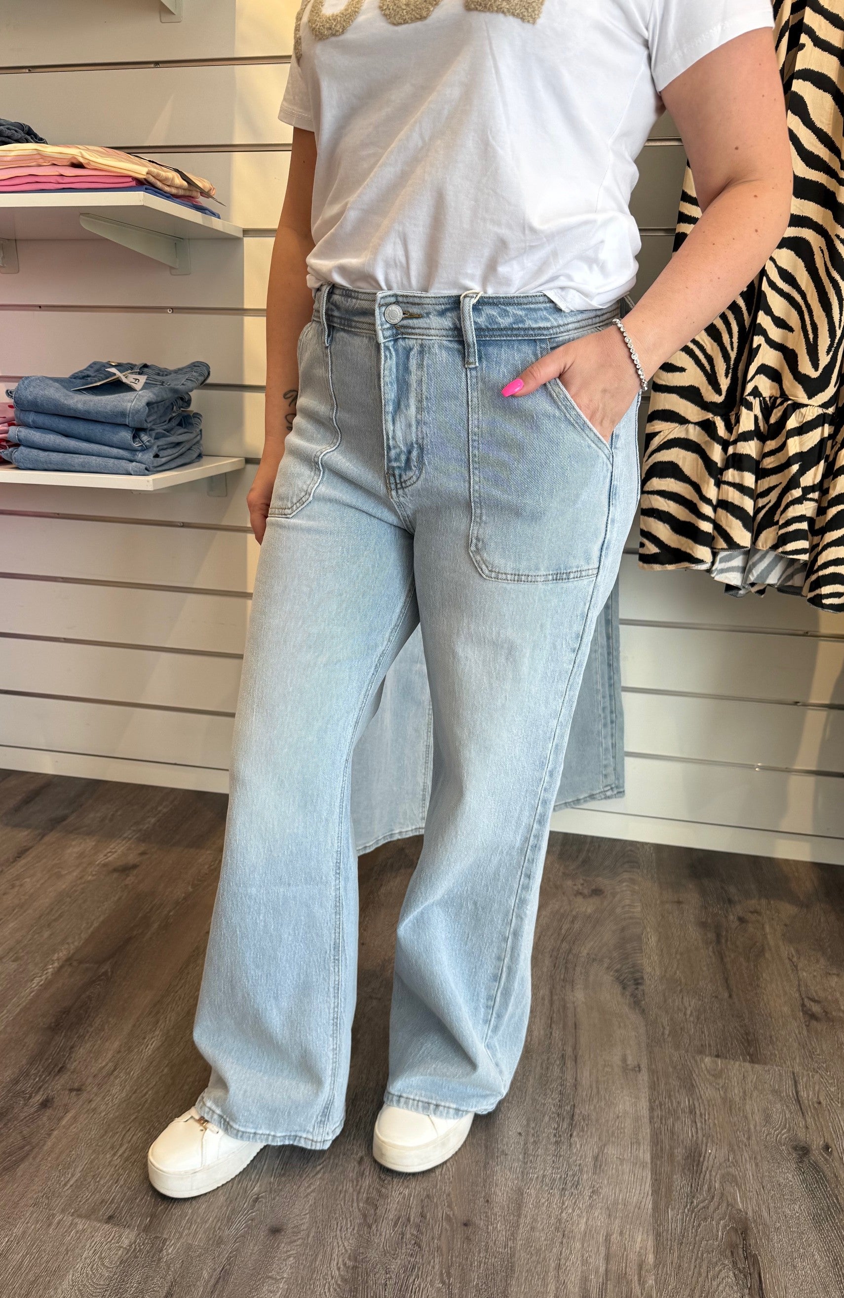 Fatima Jeans vida ben Ljustvätt