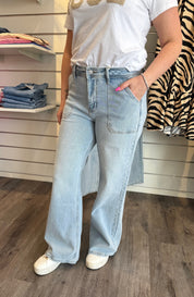 Fatima Jeans vida ben Ljustvätt