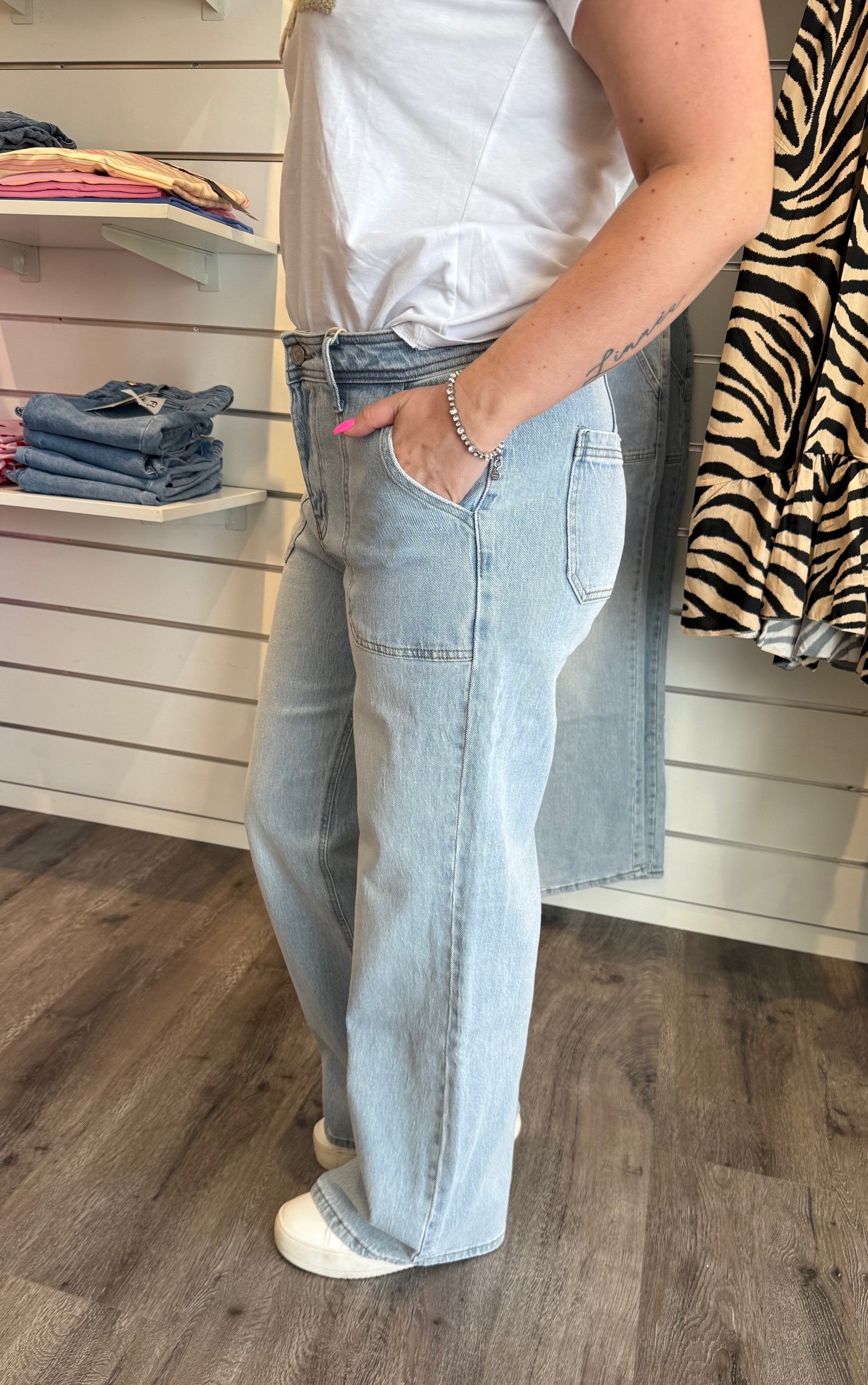 Fatima Jeans vida ben Ljustvätt
