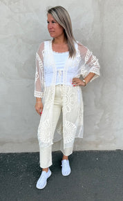 Helena - Kimono- Beige- Nyhet