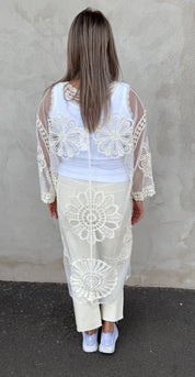 Helena - Kimono- Beige- Nyhet