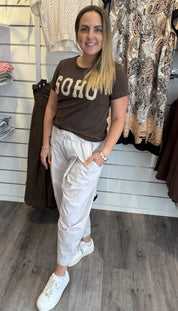 Herdis Tshirt Choco