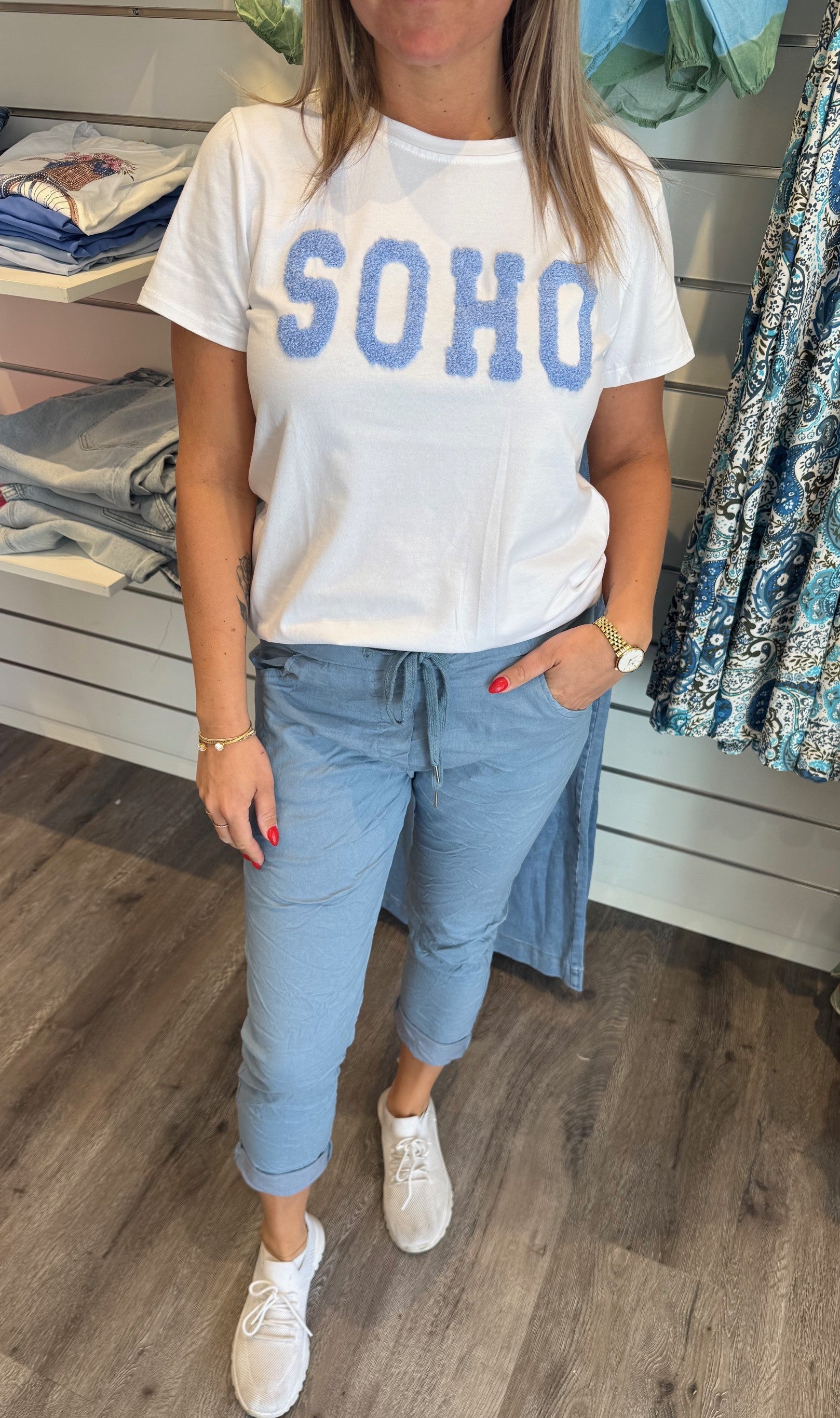 Herdis Tshirt Ljusblå