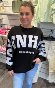 Hibiscus - Sweatshirt- Copenhagen - Svart/Grå