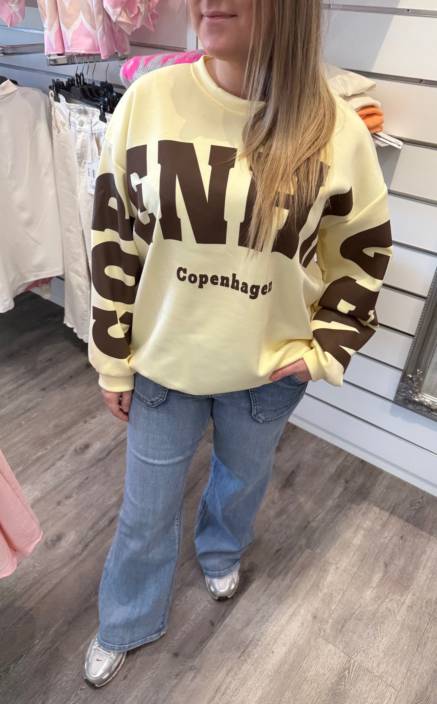 Hibiscus - Sweatshirt- Copenhagen - New yellow