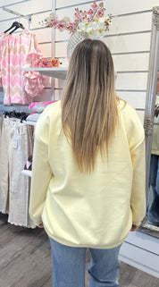 Hibiscus - Sweatshirt- Copenhagen - New yellow