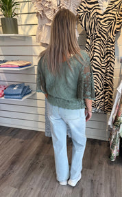 Grace - Spetstopp Khaki