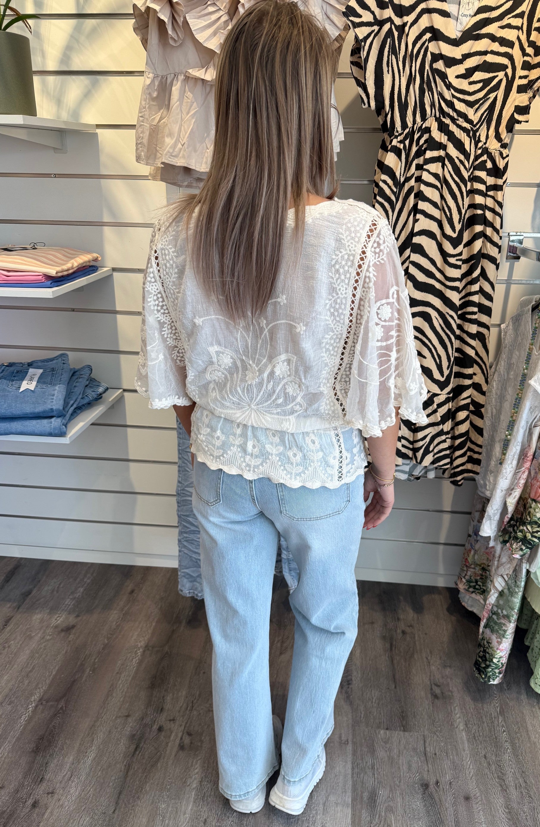 Grace - Spetstopp Beige