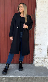 Idalia - Kappa - Svart  - Nyhet
