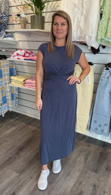 Ida - Klänning - Knyt - Navy