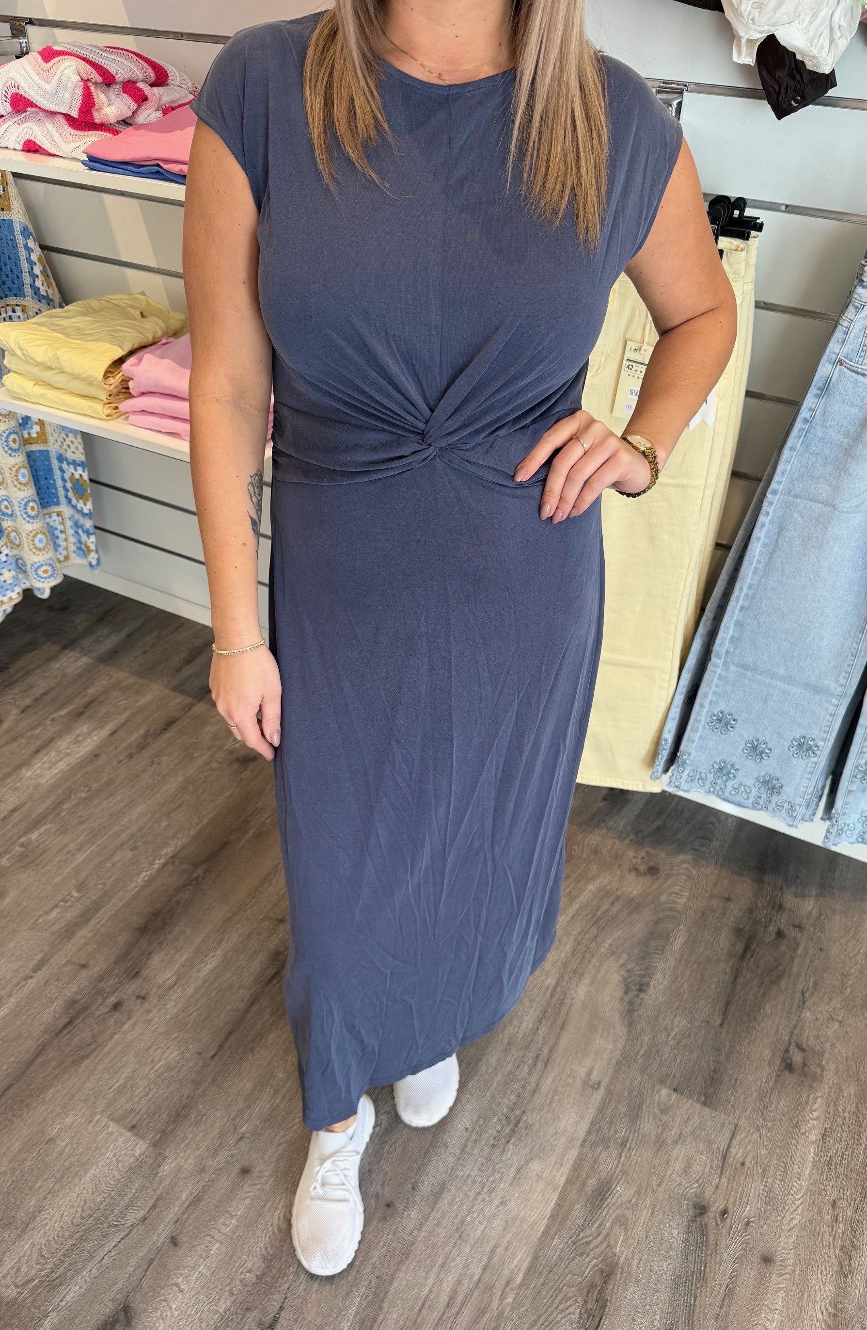 Ida - Klänning - Knyt - Navy