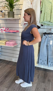 Ida - Klänning - Knyt - Navy