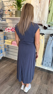 Ida - Klänning - Knyt - Navy